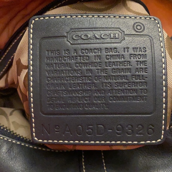 Dark blue Coach bag (N) - Picture 2 of 5